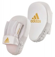 adidas Speed Coach Paar-Pratzen, weiß/gold ADISBAC014