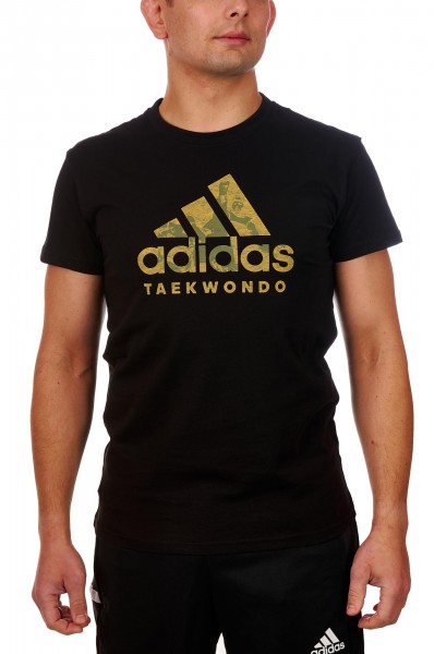adidas Badge of Sport T-Shirt Taekwondo schwarz, adiCLTS20T