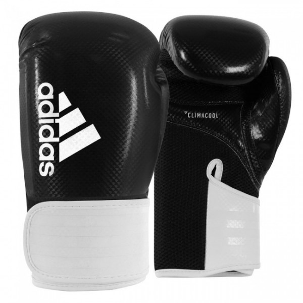 adidas Boxhandschuhe Hybrid 65, schwarz/weiß, ADIH65