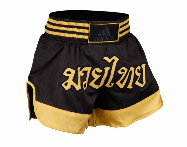 adidas Thai-Box-Shorts schwarz/gold, ADISTH02
