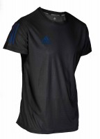 adidas Kickbox-T-Shirt Basic schwarz/blau, adiKBTS100