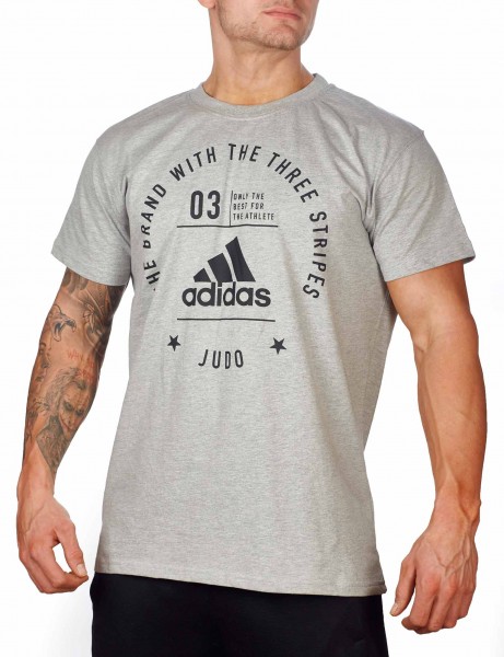adidas Community T-Shirt Judo &quot;Pro&quot; grey/black, adiCL01J
