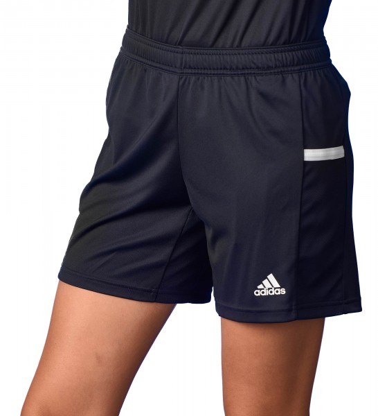 adidas T19 Knee Shorts Damen schwarz/weiß, DW6882