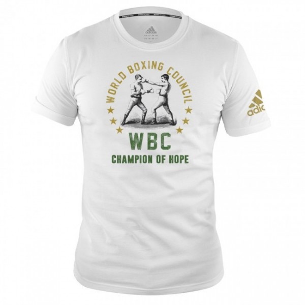 adidas WBC T-Shirt Champ of Hope - white, adiWBCT01