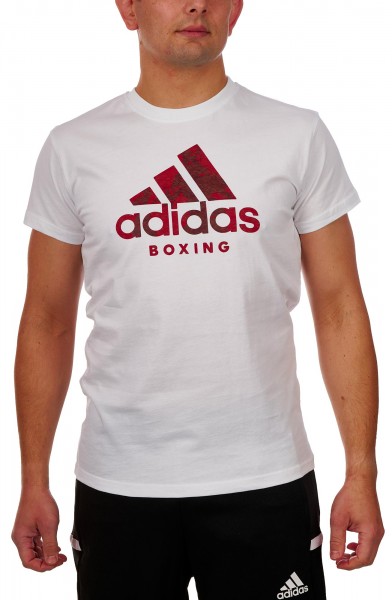 adidas Badge of Sport T-Shirt Boxing weiß, adiCLTS20B