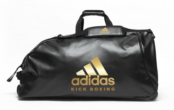 adidas Trolley &quot;Kickboxing&quot; black/gold PU, adiACC056