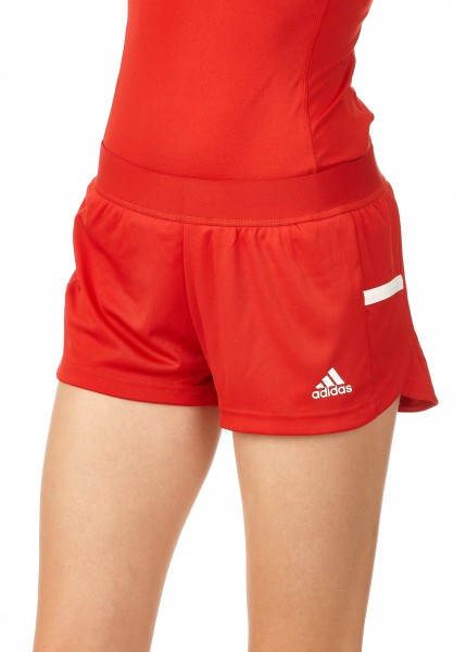 adidas T19 Run Shorts Damen rot/weiß, DX7286