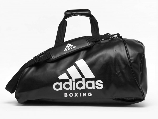 adidas 2in1 Bag &quot;Boxing&quot; black/white PU, adiACC051