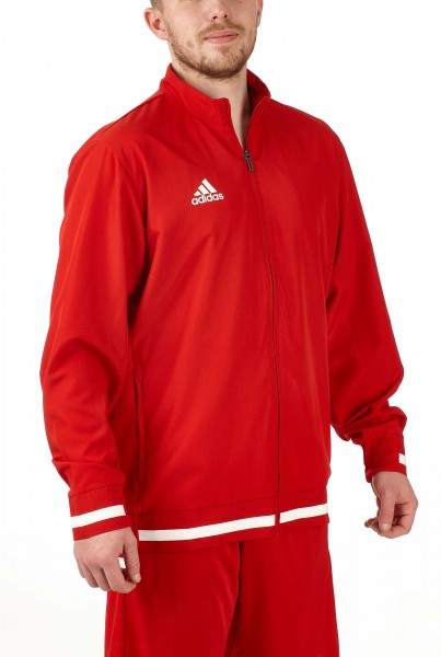 adidas T19 Woven Jacket Männer rot/weiß, DX7344