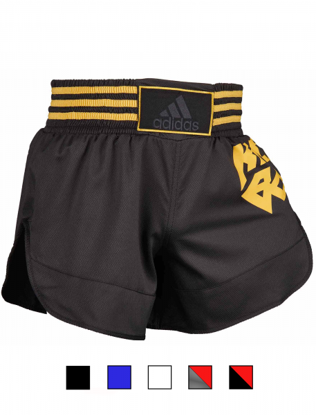 adidas Kick Boxing Shorts schwarz/gold, ADISKB02