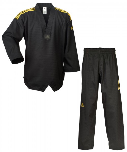 adidas Taekwondoanzug adi champion &quot;colour&quot; schwarz, ADITCC01