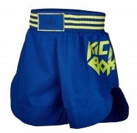 adidas Kick Boxing Shorts blue/yellow, ADISKB02