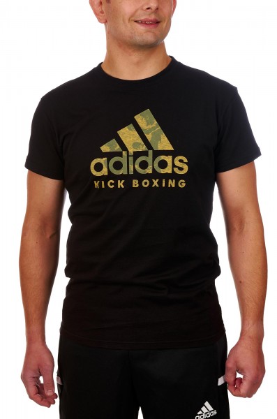 adidas Badge of Sport T-Shirt Kickboxing schwarz, adiCLTS20KB