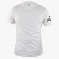adidas Promo-T-Shirt Basic weiß/schwarz, adiTSG2/v2