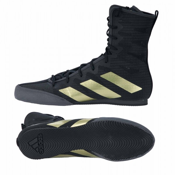 adidas Boxschuhe Box Hog 4 black/gold, GZ6116