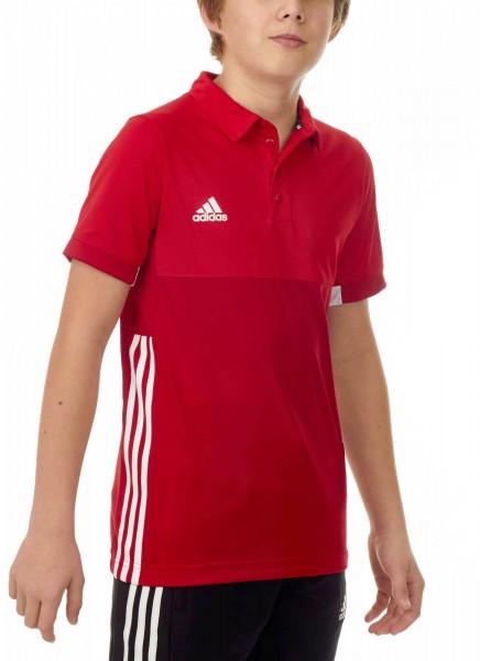 adidas T16 Clima Cool Polo Jungen power rot/scarlet rot AJ5472